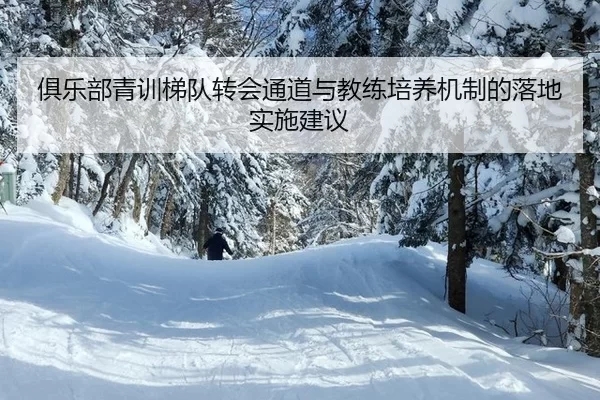 俱乐部青训梯队转会通道与教练培养机制的落地实施建议